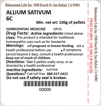 Allium Sativum 6c 100g (Allium Sativum 6c 100g)
